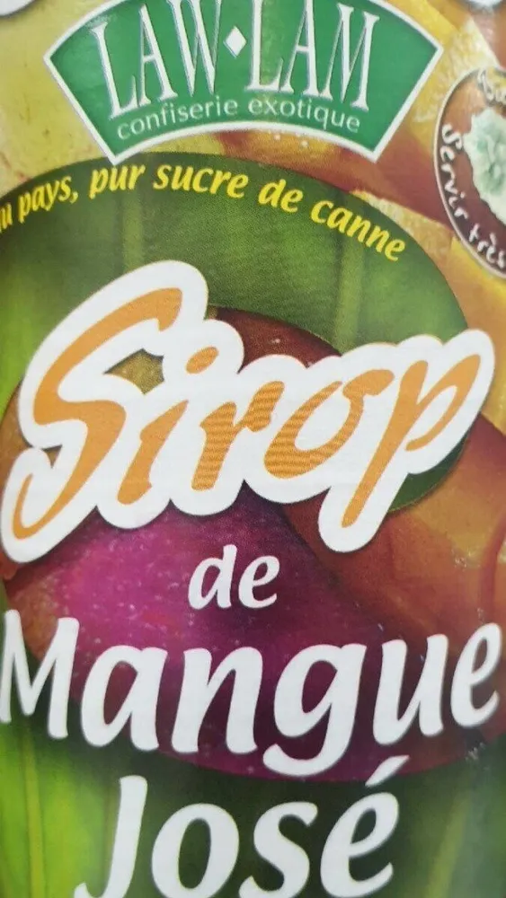Sirop de mangue josé