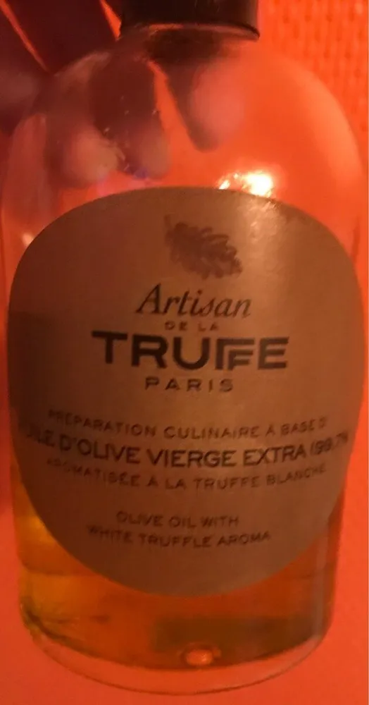 Huile d'olive vierge extra (99.7%) à la truffe Blanche
