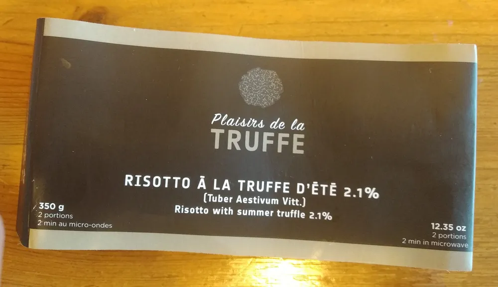Risotto à la truffe d'été 2.1%