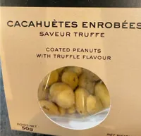 Cacahuétes enrobées saveur truffe