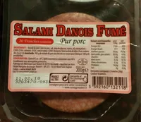Salamis danois fumé