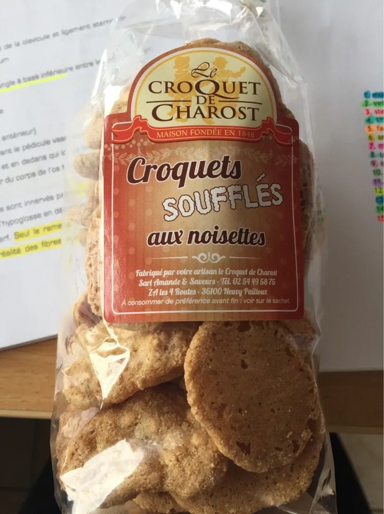Croquet soufflés aux noisettes