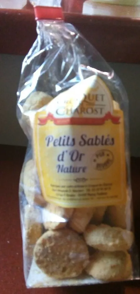 Petits sablés d'or nature