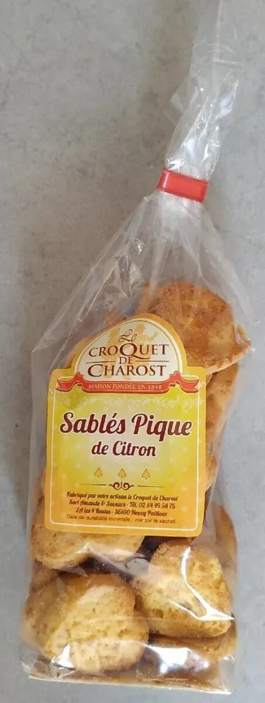 Sablés Pique de citron