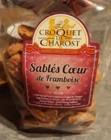 Sablé coeur de framboise