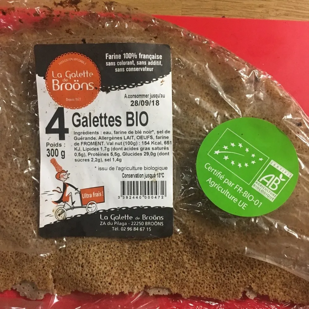 4 galettes bio