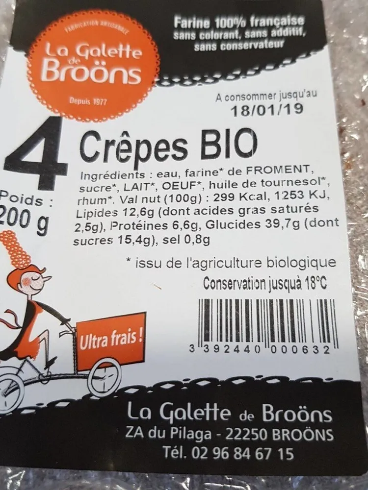 Crêpes Bio