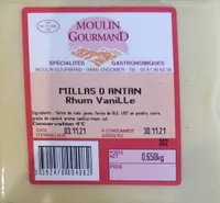 Millas d'antan Rhum vanille
