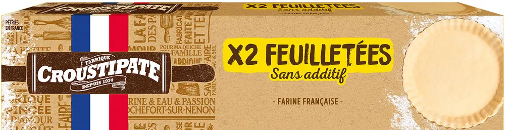Pâtes Feuilletées Sans Additif x2