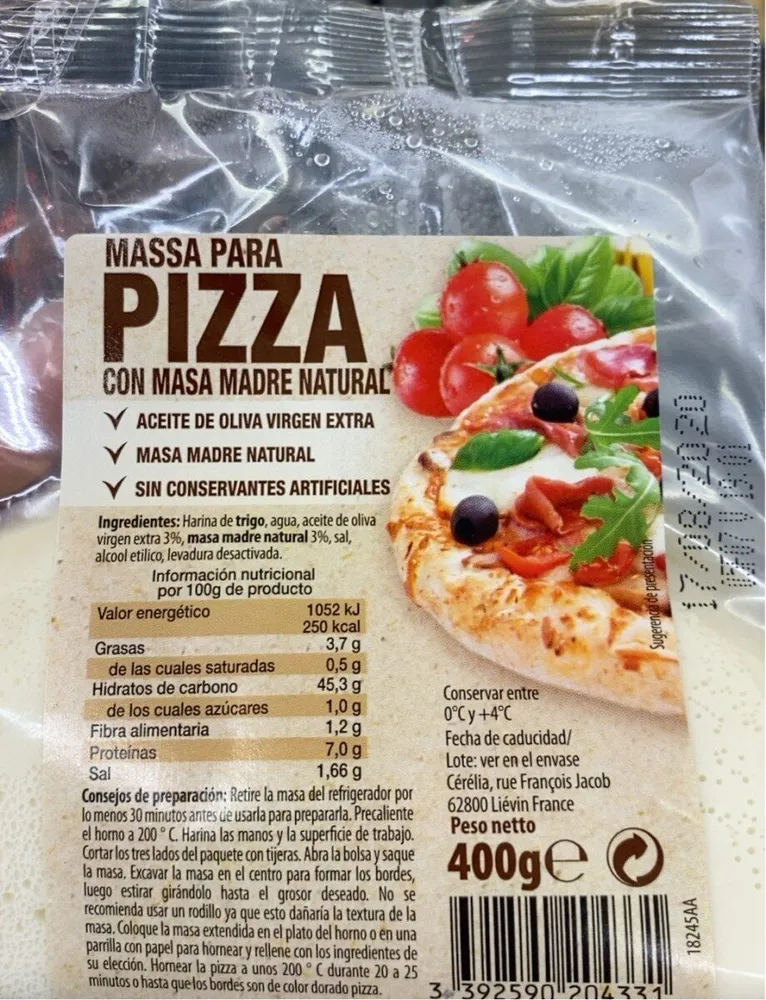 Masa para Pizza