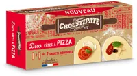 Duo pâtes à,pizza ovales