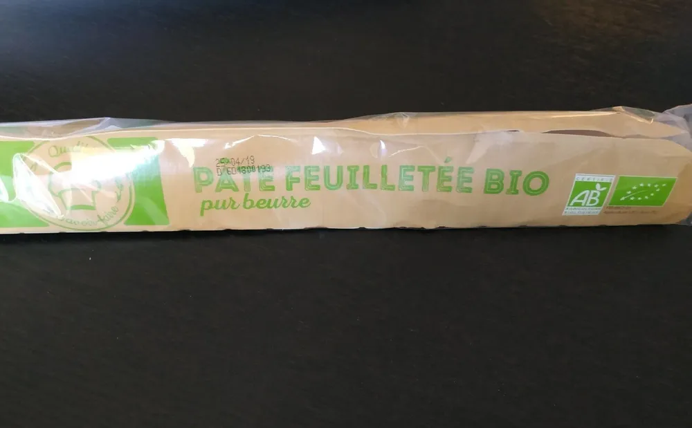 Pate feuilletée bio