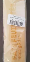 Pâte feuilletée sans gluten