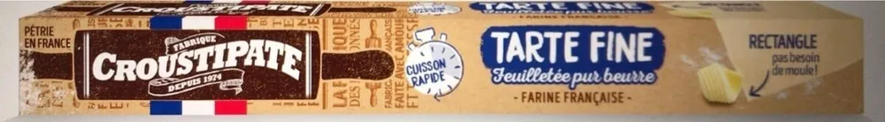 Pâte feuilletée fine