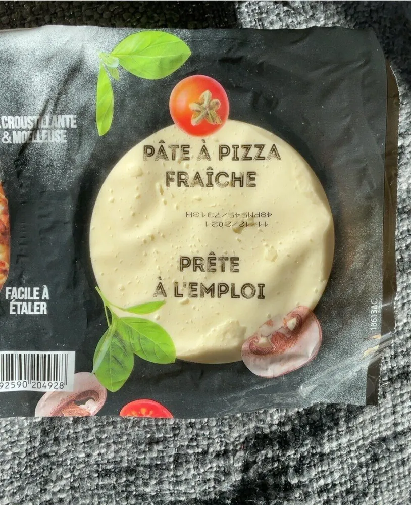 Pâton frais - Pâte à pizza fraîche