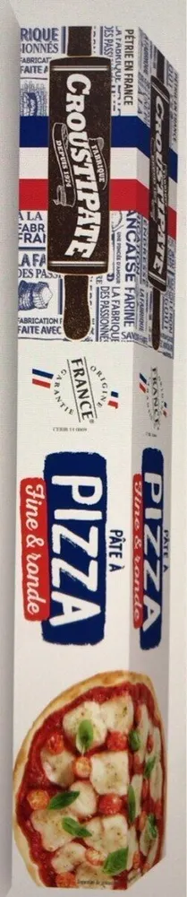 Pâte à Pizza Fine & Ronde Sans Huile de Palme