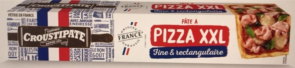Pate à pizza XXL fine&rectangulaire