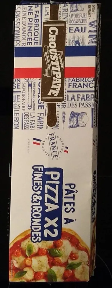Pâte à pizza fines et rondes