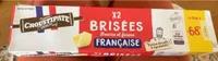 Pâtes brisées française - Beurre et farine