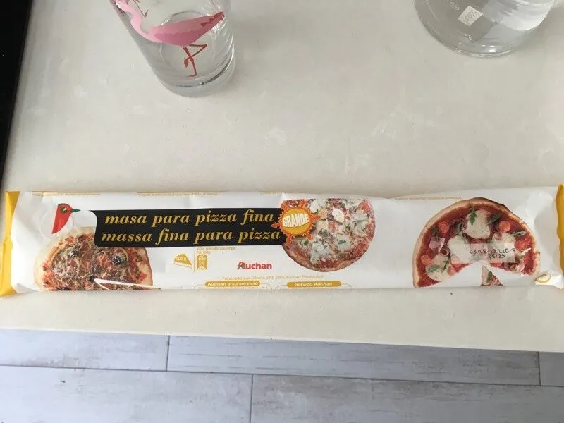 Masa para pizza fina