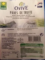 Pavés de truite