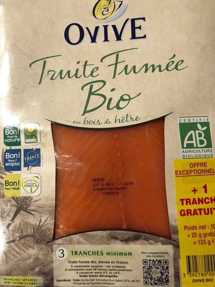 truite fumee