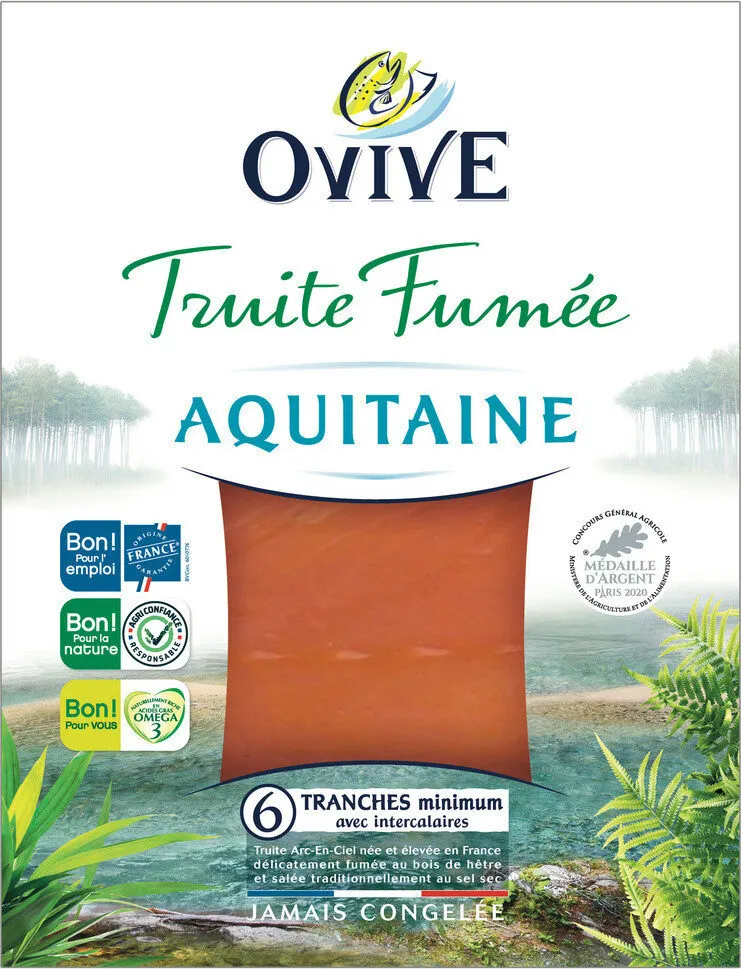 Truite fumée d'Aquitaine
