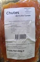 Chutes de truite fumée