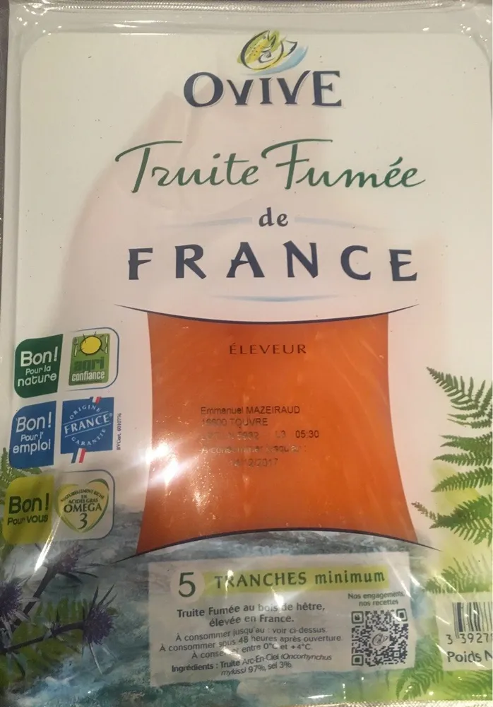 Truite fumée