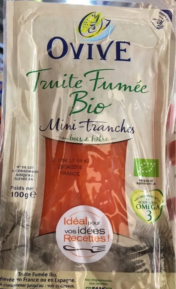 Truite fumee bio