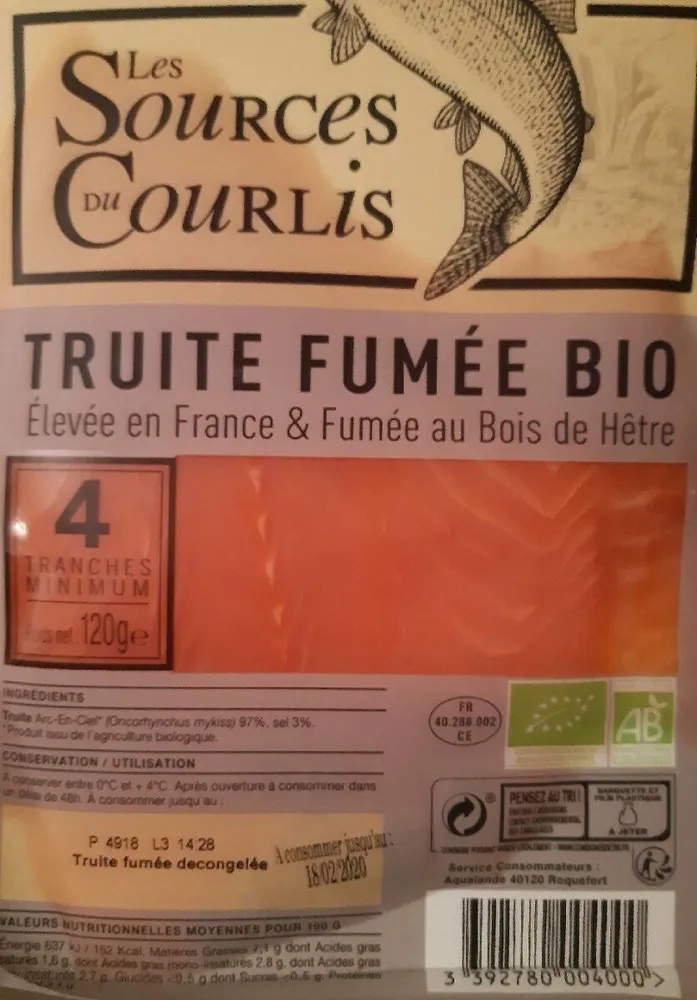 Truite fumée