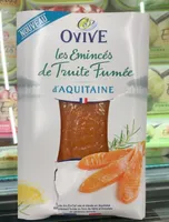Emincés de truite fumée