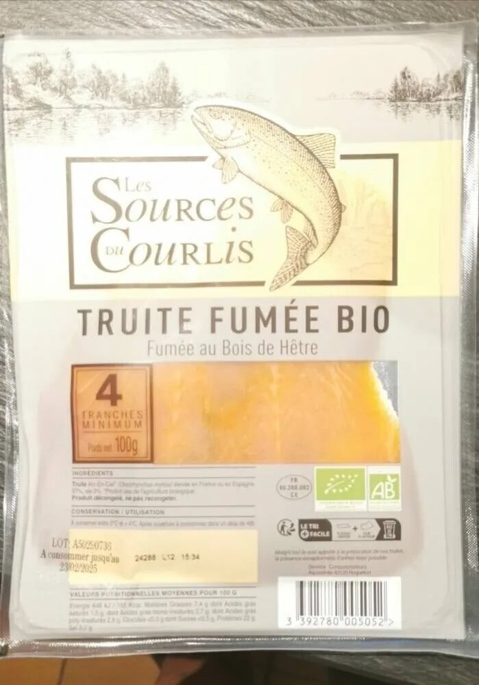 TRUITE FUMÉE BIO