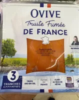 Truite fumee de france
