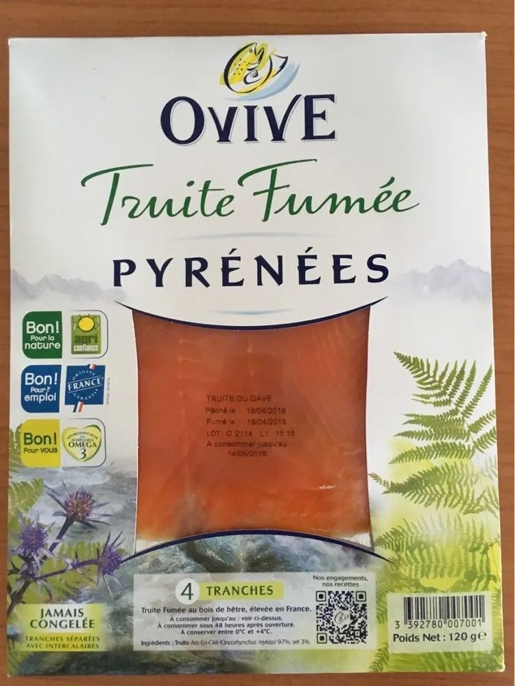 Truite fumée