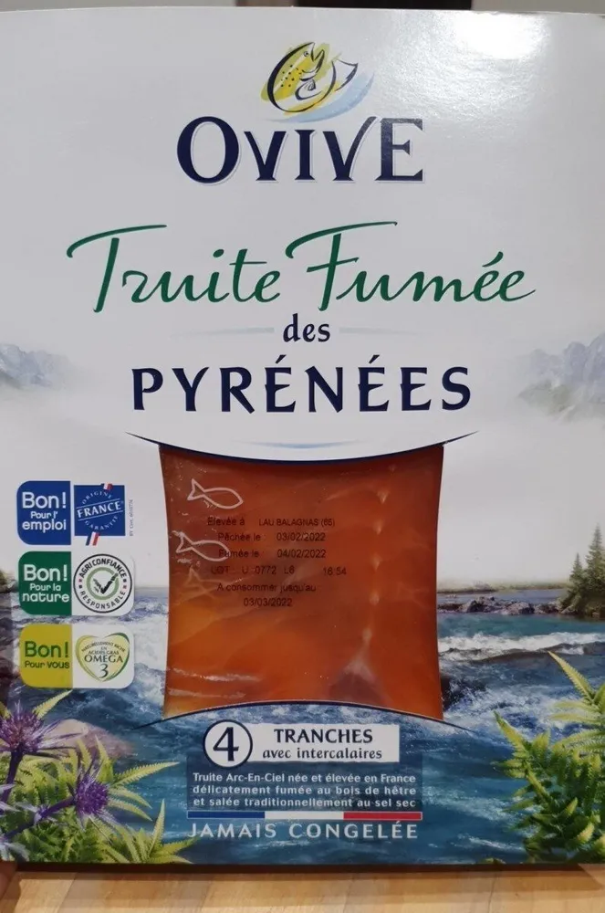 Truite fumée des Pyrénées