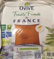 Truite fumée de France