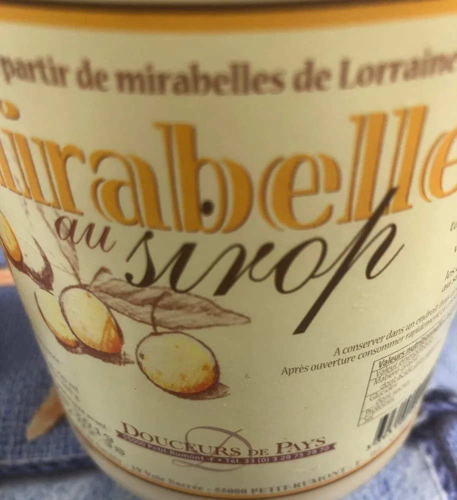 Mirabelles au sirop