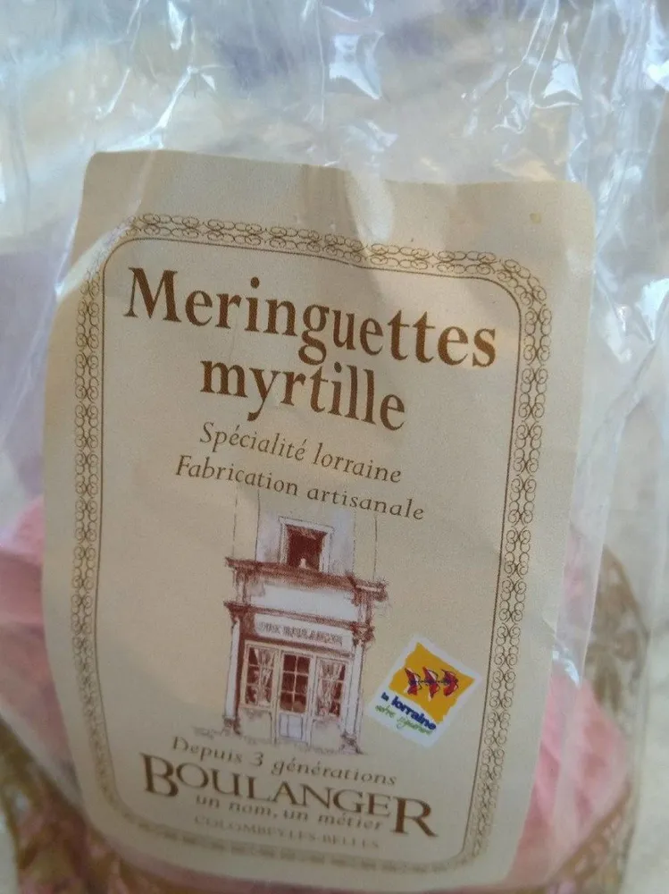Meringuettes Myrtille