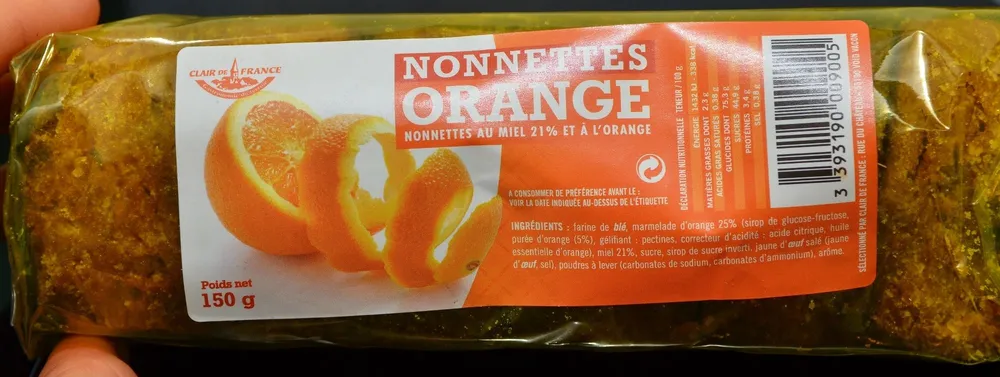Nonnettes orange