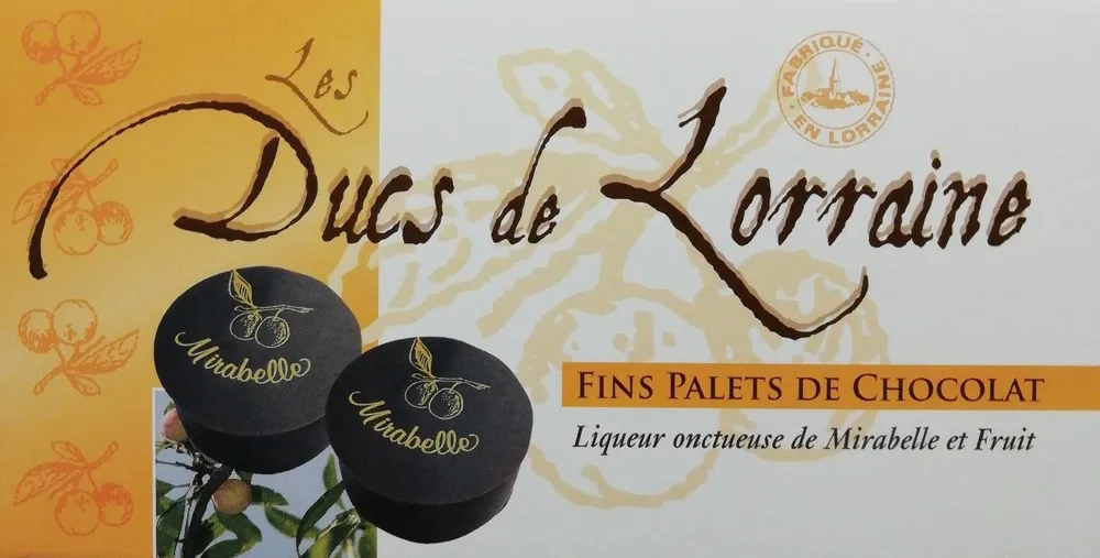 Fins palets de chocolat