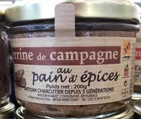 Terrine de campagne au pain d'epices