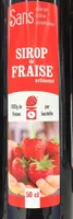 Sirop de fraise