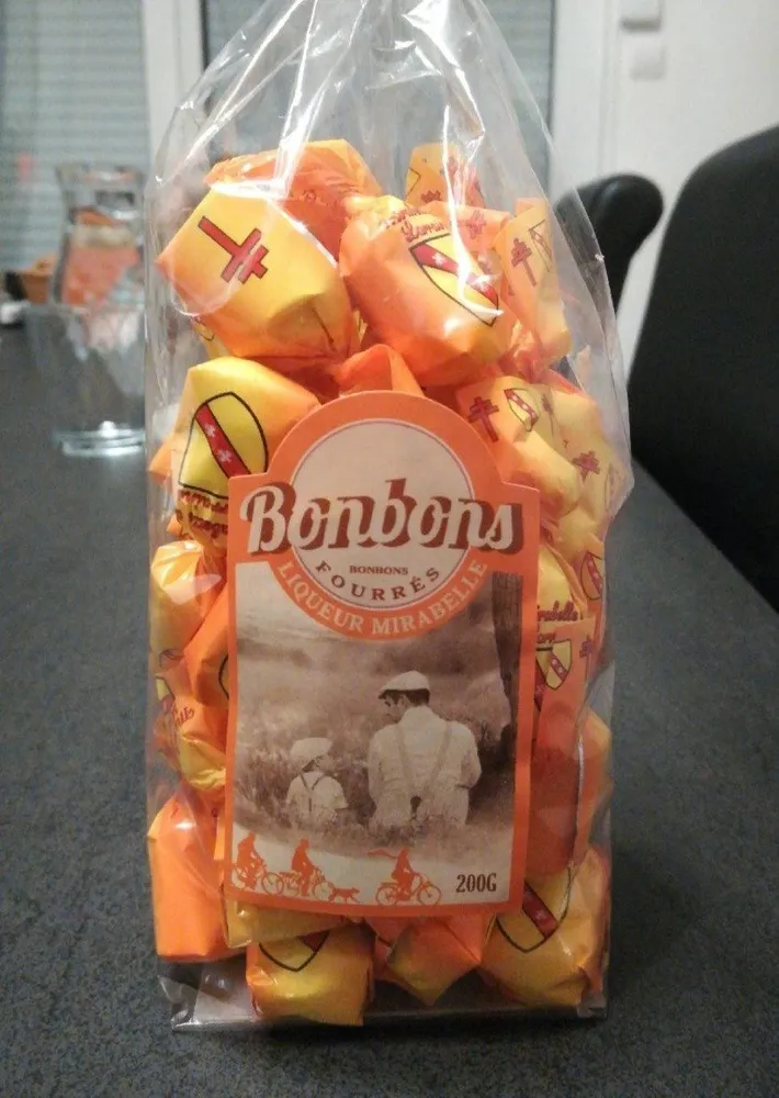 Bonbons liqueur mirabelle