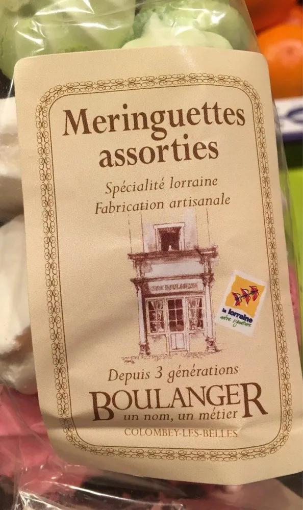 Meringuettes assorties