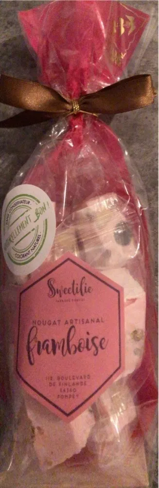 Nougat artisanal framboise
