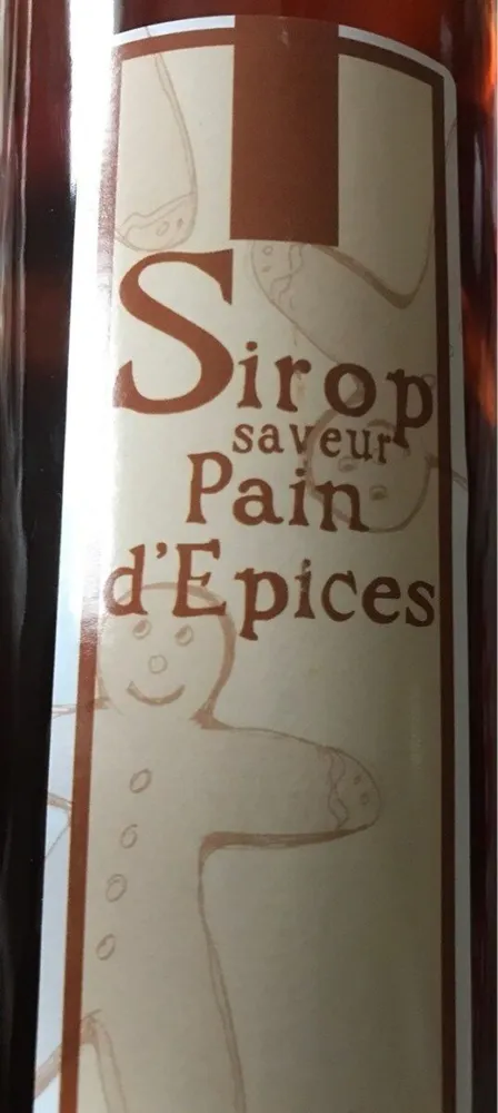Sirop saveur pain d'epices
