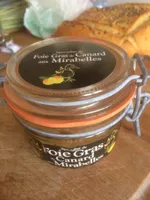 Spécialité de foie gras de canard aux mirabelles