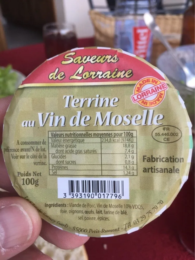 Terrine au vin de moselle