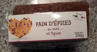 Pain d'épices au miel et figues